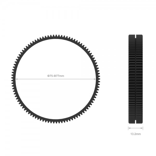 SmallRig Φ75-Φ77 Seamless Focus Gear Ring 3294